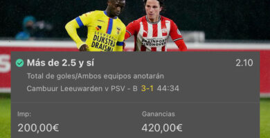 Pronóstico Cambuur vs PSV-B