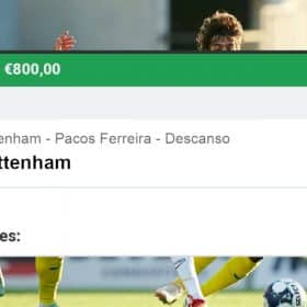 pronostico Tottenham vs Pacos Ferreira